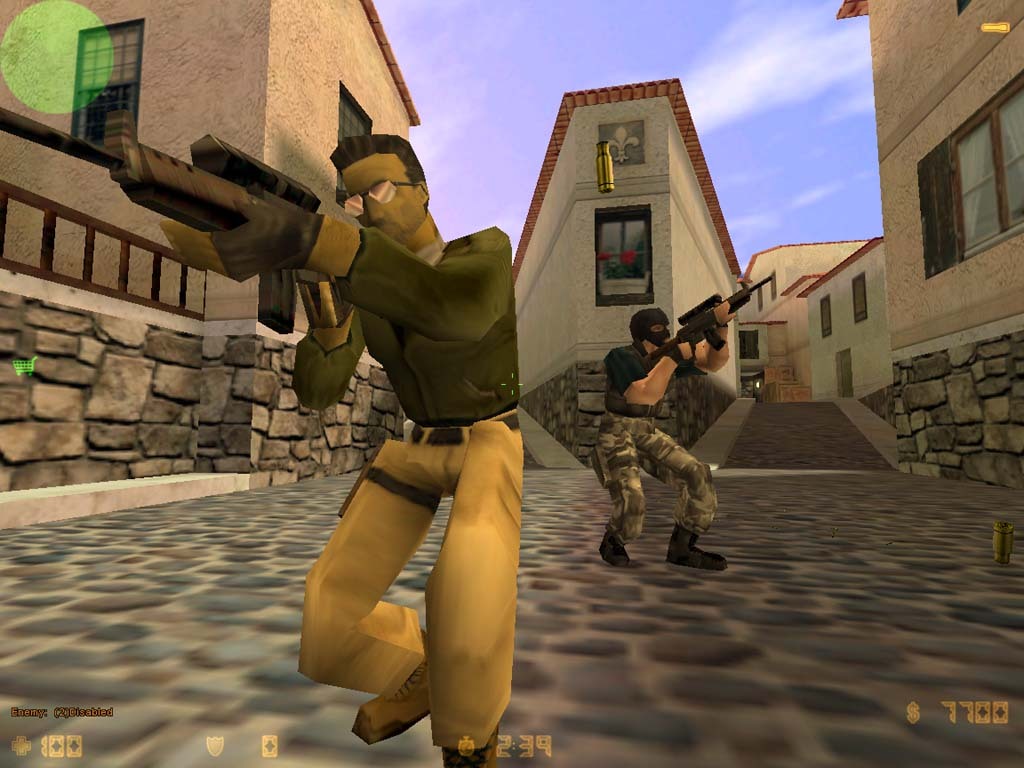 cs_italy — A hostage-rescue map with streets, apartments and a market. Clear the return route before escorting hostages.